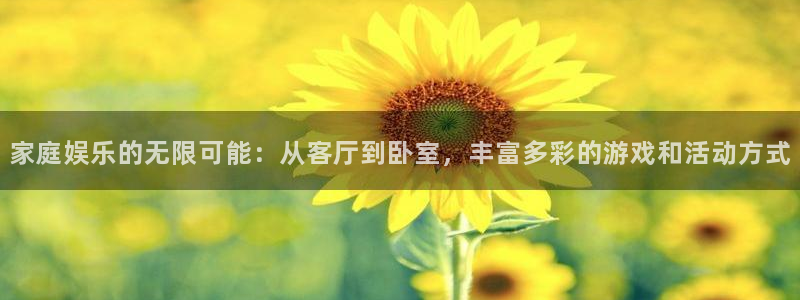 one游戏体育平台：家庭娱乐的无限可能：从客厅到卧室，丰富多彩的游戏和活动方式